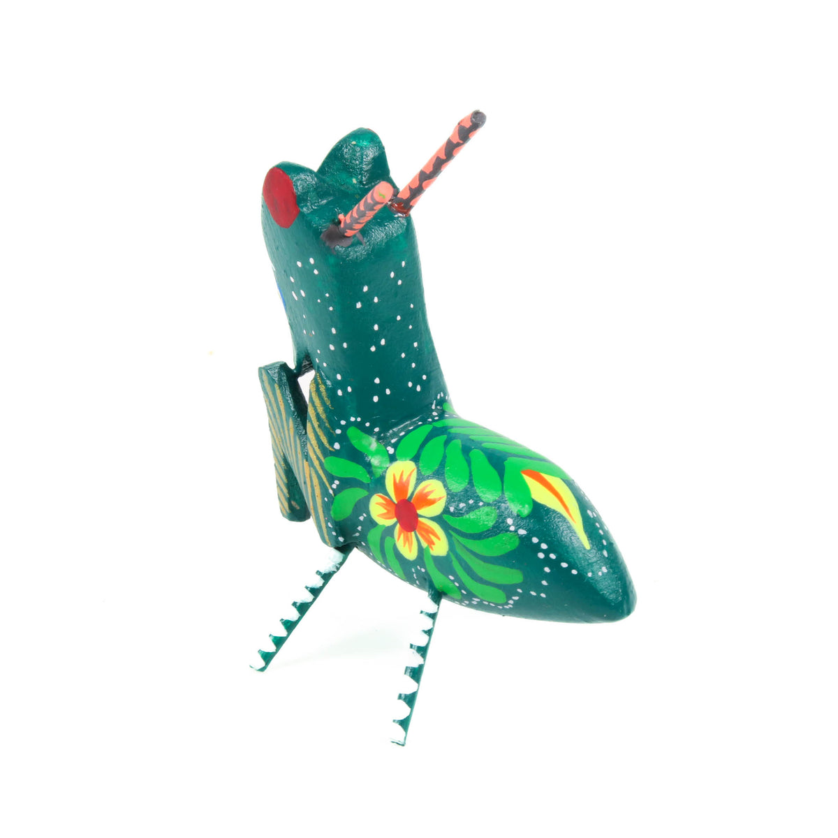 Mini Grasshopper - Oaxacan Alebrije Wood Carving – VivaMexico.com