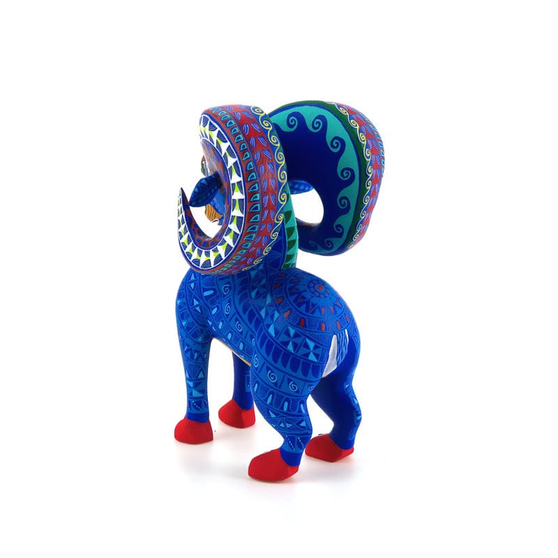 Cute Ram - Oaxacan Alebrije Wood Carving – VivaMexico.com
