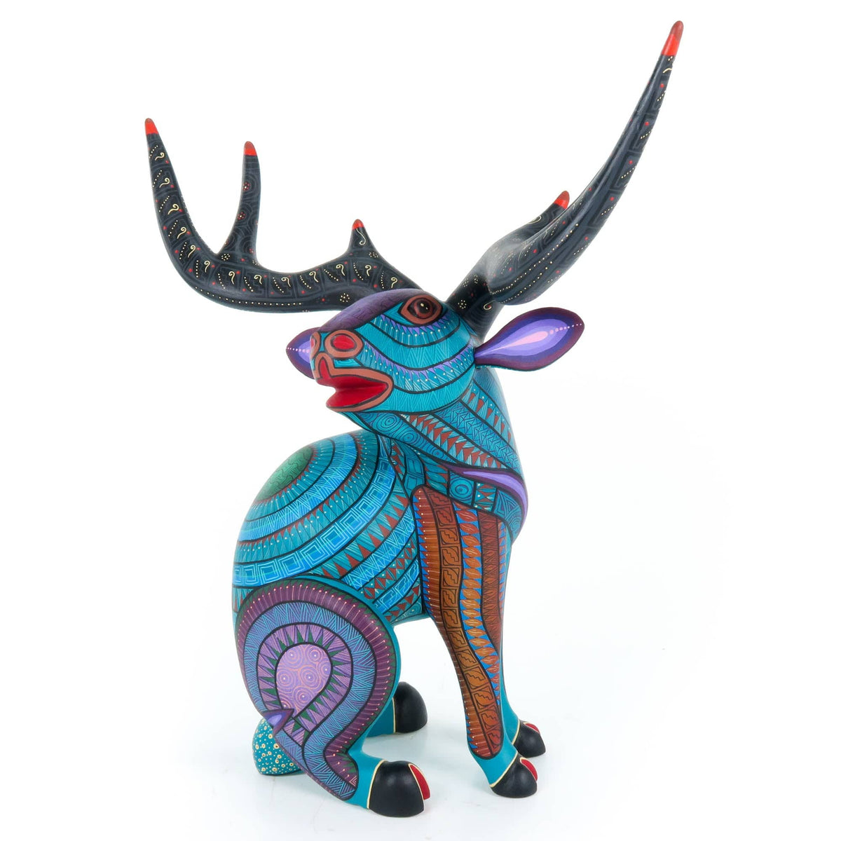 Zapotec Deer - Oaxacan Alebrije Wood Carving