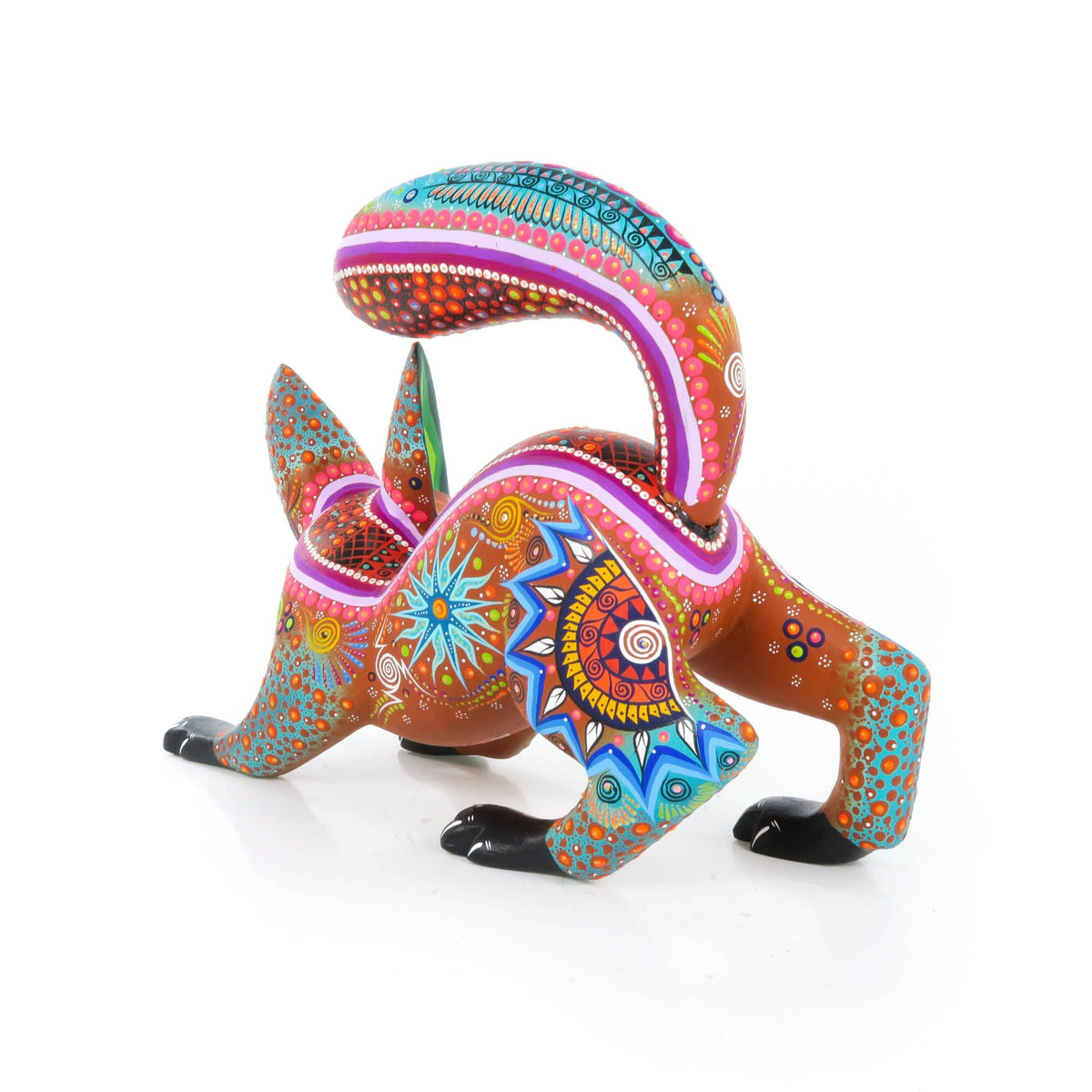 Curious Fox - Oaxacan Alebrije Wood Carving – VivaMexico.com