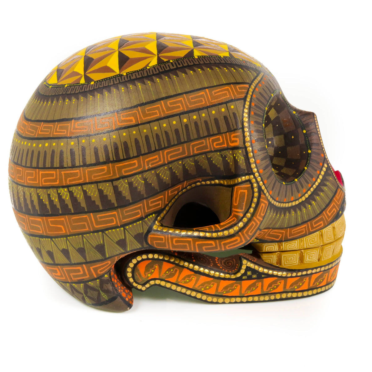 Day of The Dead Skull - Oaxacan Alebrije Wood Carving – VivaMexico.com Day of The Dead Skull - Oaxacan Alebrije Wood Carving – VivaMexico.com