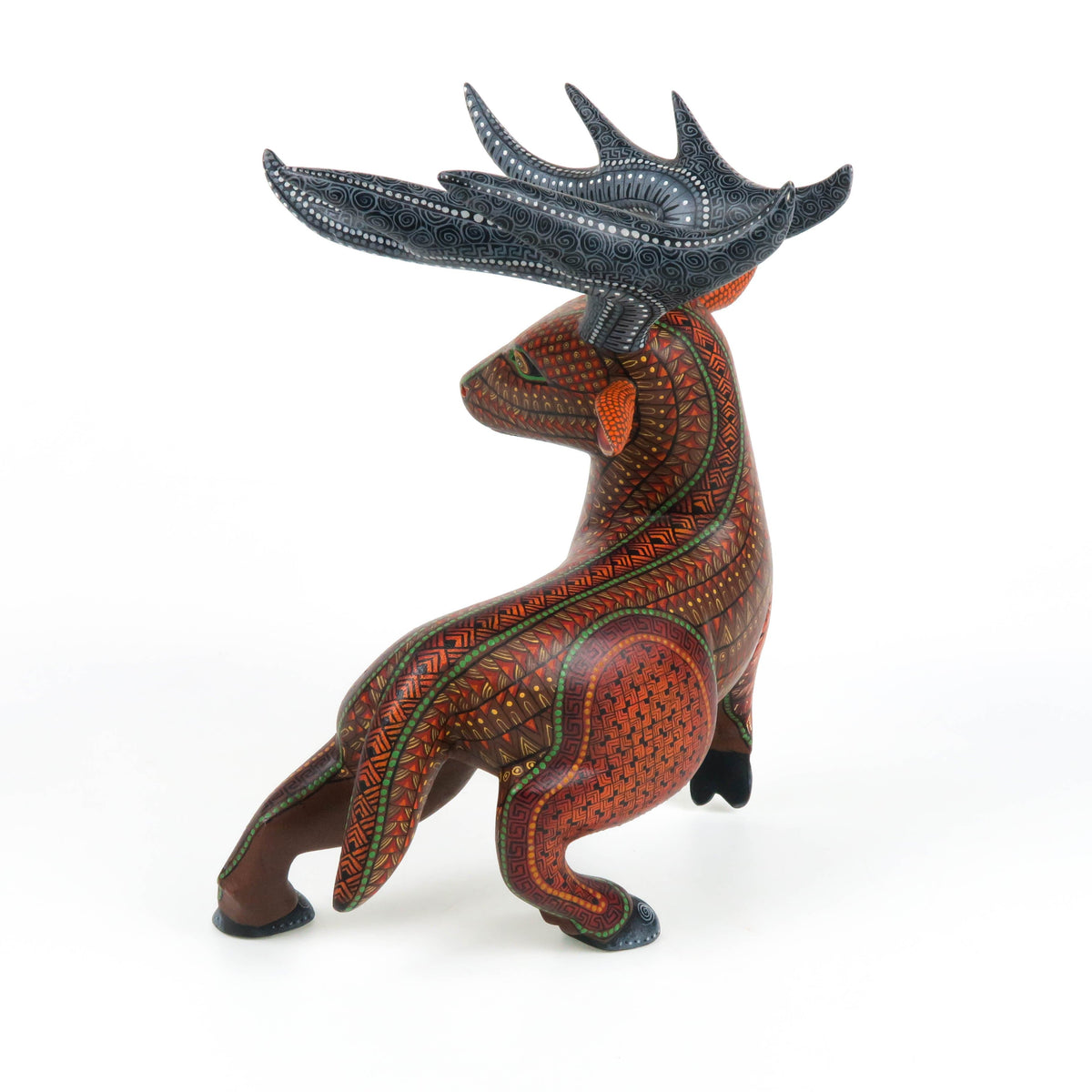 Deer - Oaxacan Alebrije Wood Carving - Nestor Melchor – VivaMexico