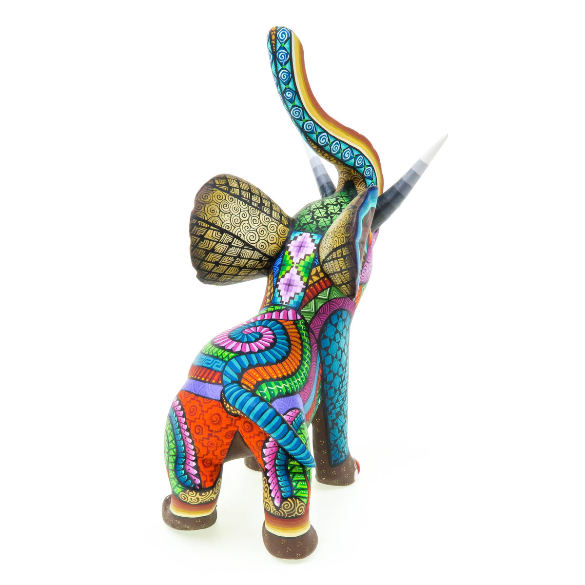 Elephant - Oaxacan Alebrije Wood Carving – VivaMexico.com