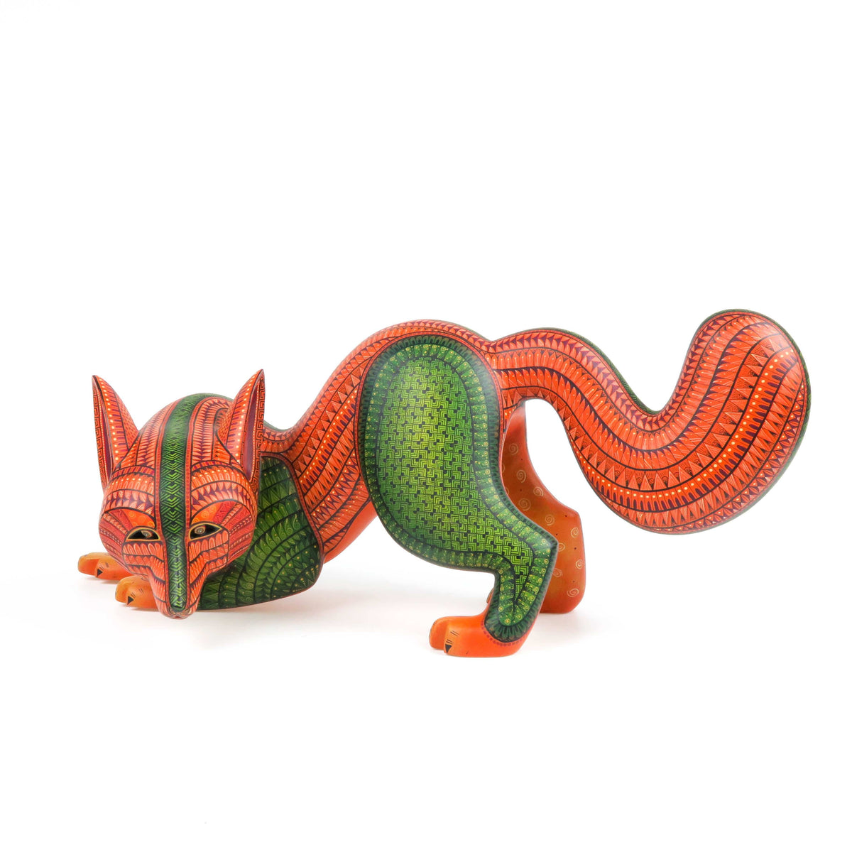 Fantastic Fox - Oaxacan Alebrije Wood Carving - Nestor Melchor