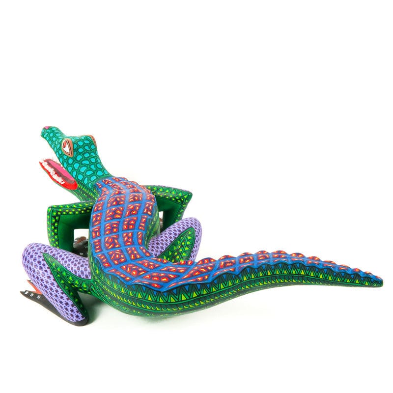 Large Alligator - Oaxacan Alebrije Wood Carving