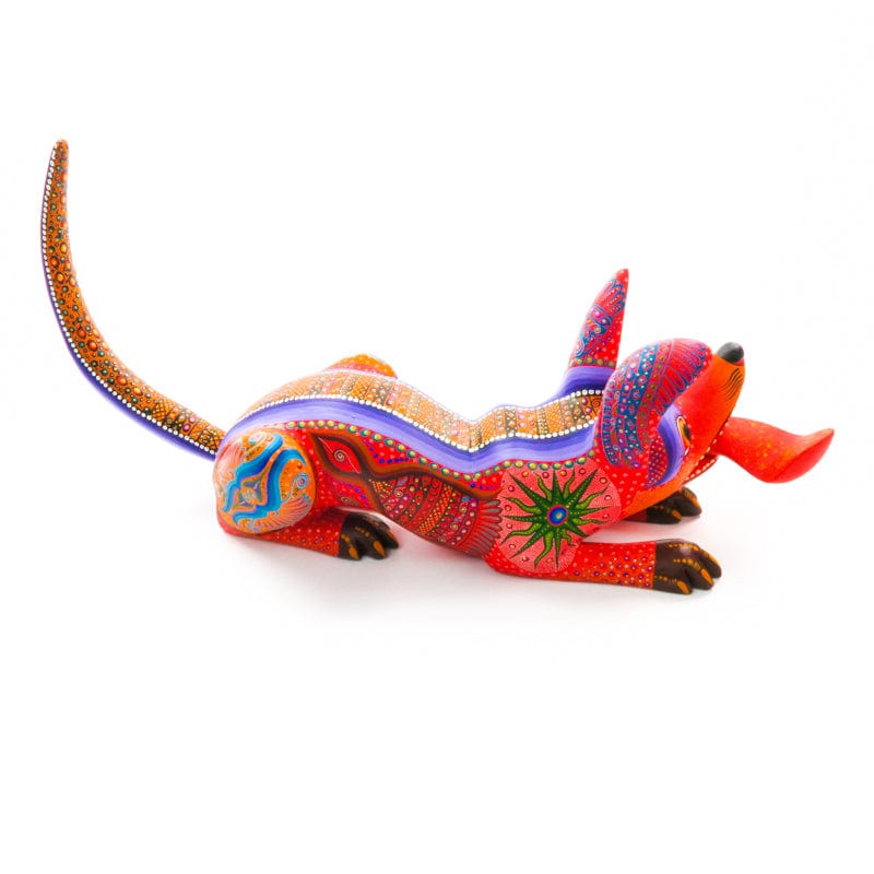 Fantastic Large Dog - Oaxacan Alebrije Wood Carving – VivaMexico