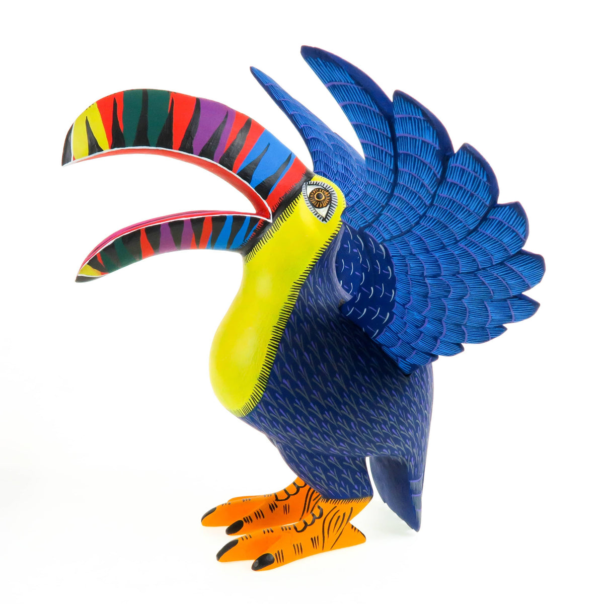 Magnificent Toucan - Oaxacan Alebrije Wood Carving – VivaMexico