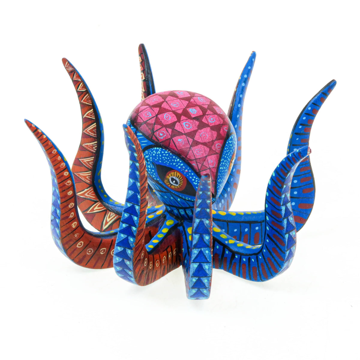 Octopus - Oaxacan Alebrije Wood Carving – VivaMexico.com - Mexican Art