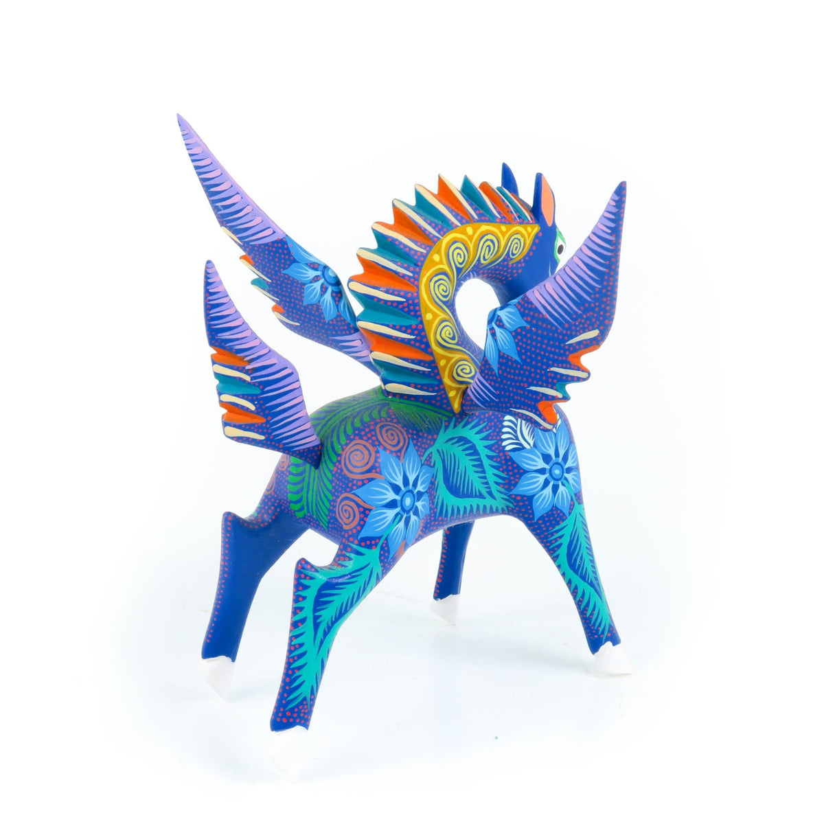 Pegasus Horse - Oaxacan Alebrije Wood Carving – VivaMexico.com