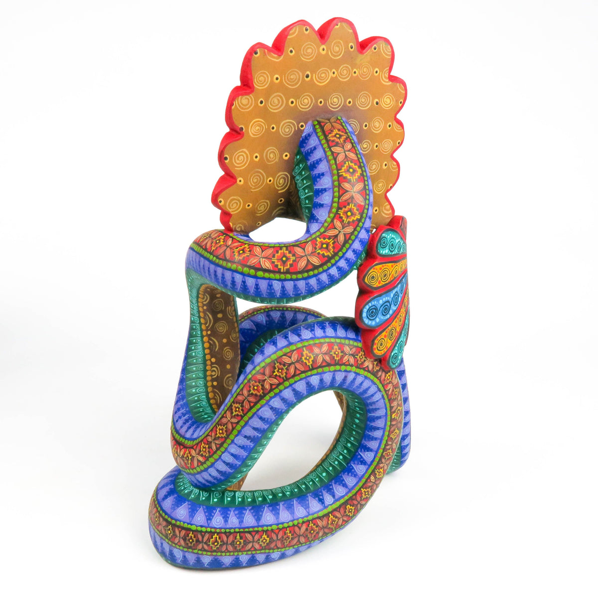 Quetzalcoatl - Oaxacan Alebrije Wood Carving