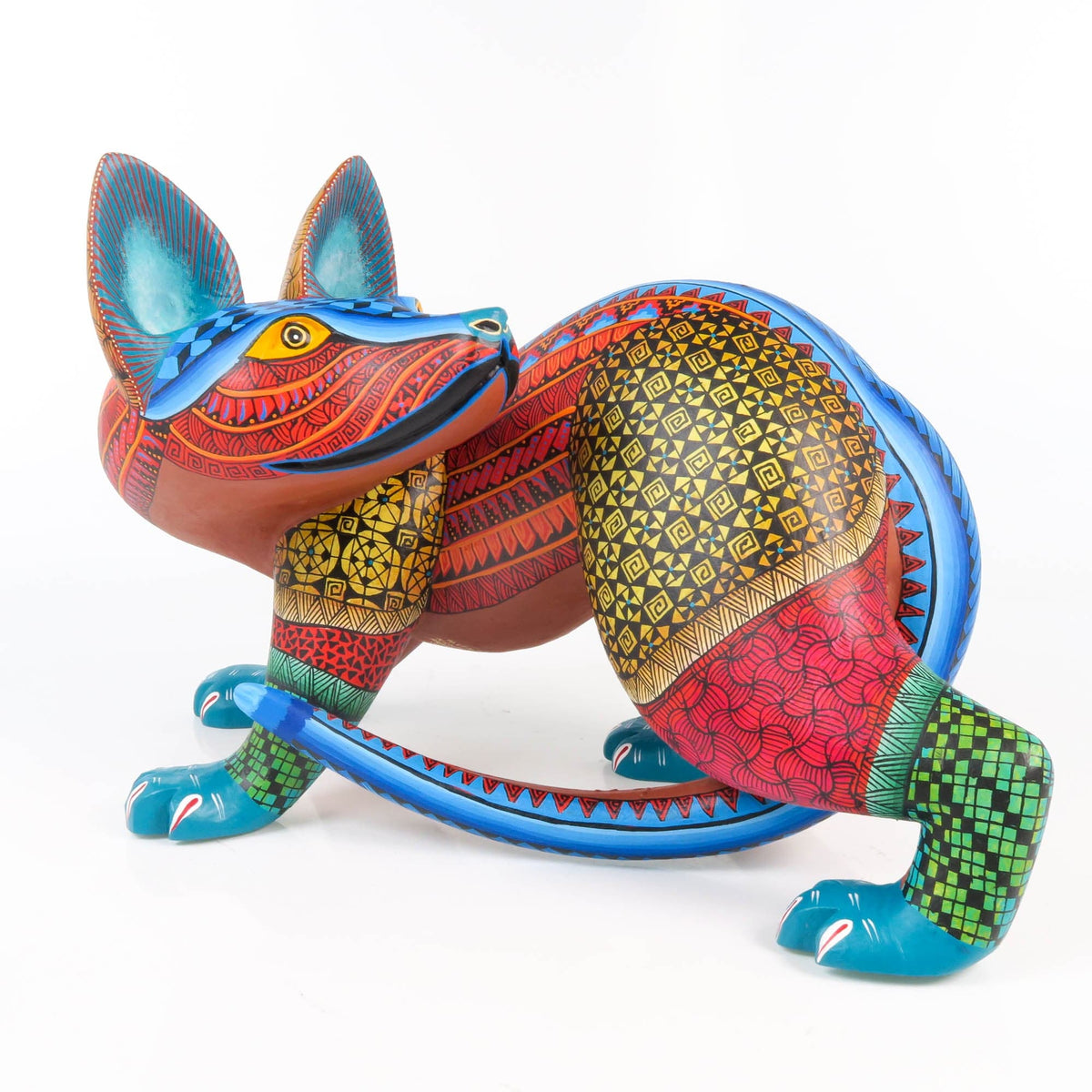 Turning Fox - Oaxacan Alebrije Wood Carving – VivaMexico.com