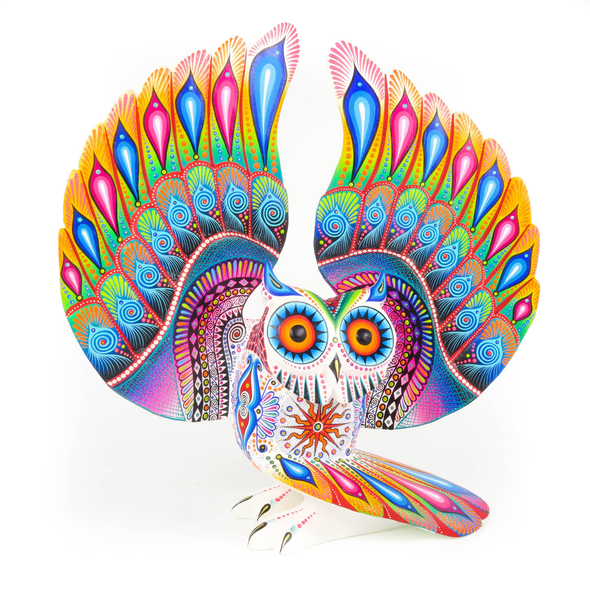 White Owl - Oaxacan Alebrije Wood Carving – VivaMexico.com