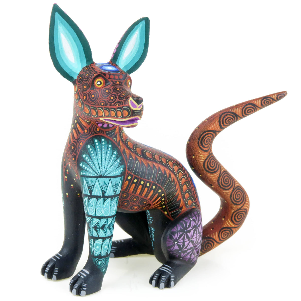 Zapotec Fox - Oaxacan Alebrije Wood Carving – VivaMexico.com