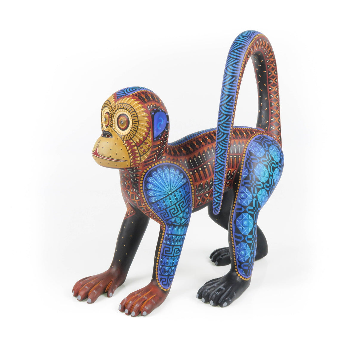 Zapotec Monkey - Oaxacan Alebrije Wood Carving – VivaMexico.com