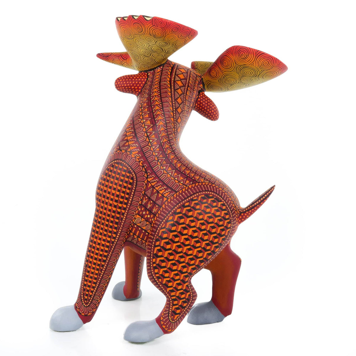 Moose - Oaxacan Alebrije Wood Carving – VivaMexico.com - Mexican Art