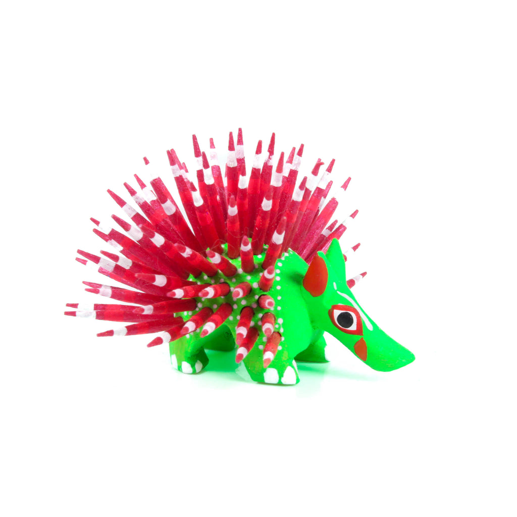 Mini Porcupine - Oaxacan Alebrije Wood Carving
