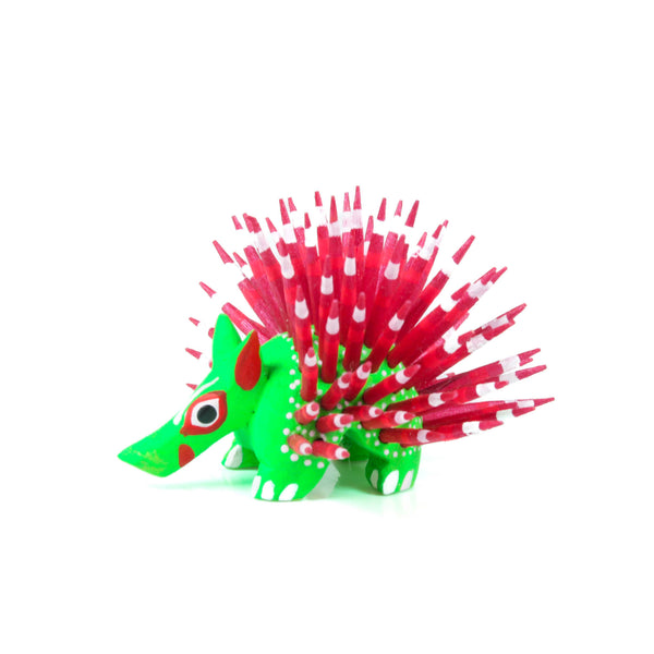 Mini Porcupine - Oaxacan Alebrije Wood Carving