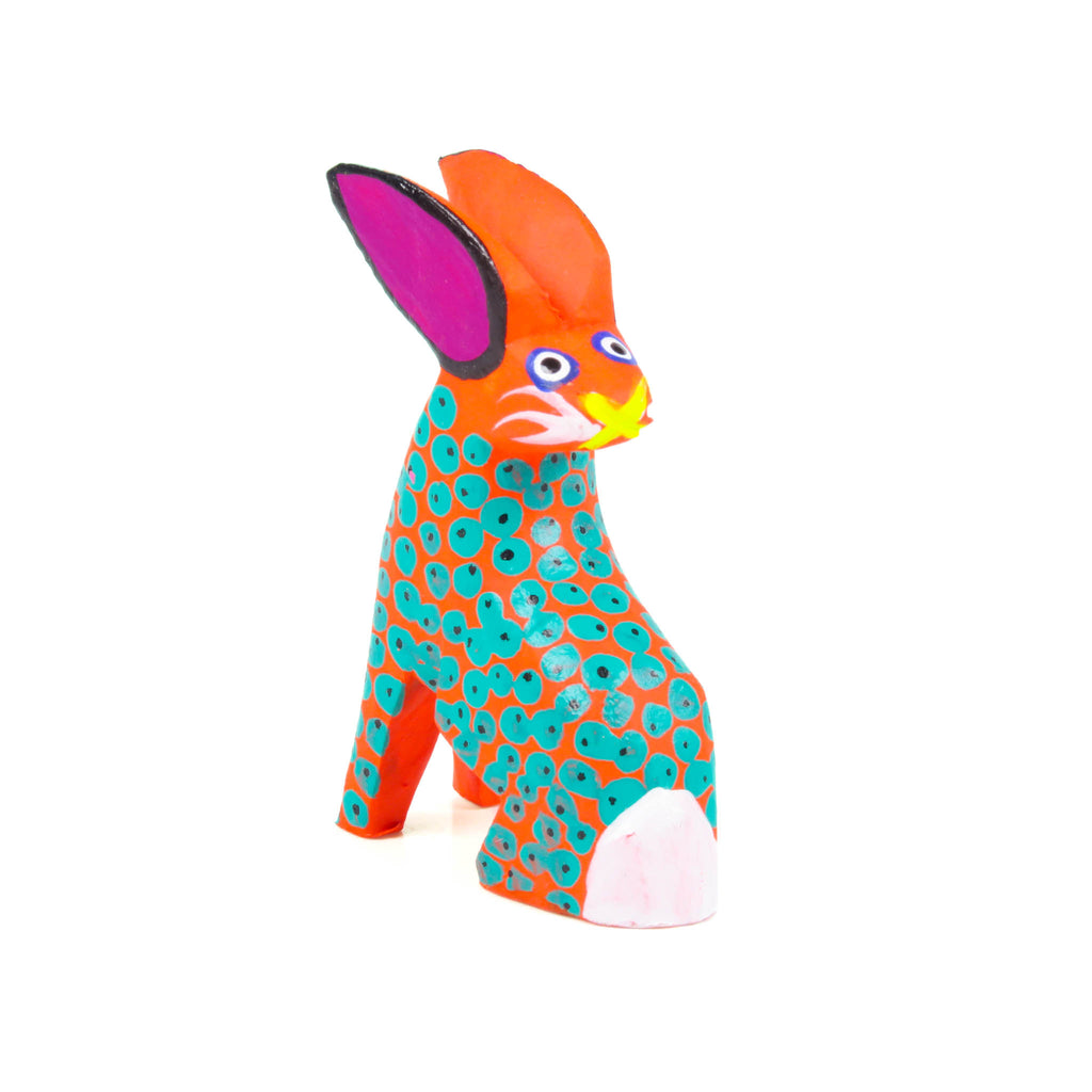 Mini Rabbit - Oaxacan Alebrije Wood Carving