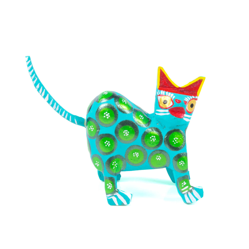 Mini Cat - Oaxacan Alebrije Wood Carving