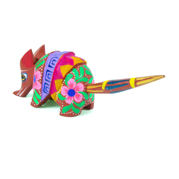 Mini Armadillo - Oaxacan Alebrije Wood Carving