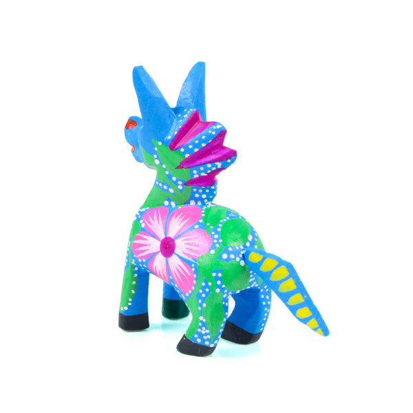 Mini Blue Horse - Oaxacan Alebrije Wood Carving