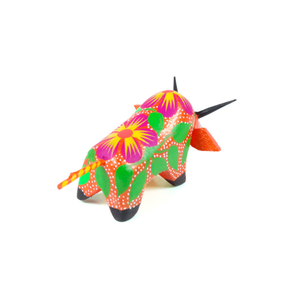 Mini Bull - Oaxacan Alebrije Wood Carving