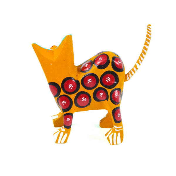 Mini Cat- Oaxacan Alebrije Wood Carving