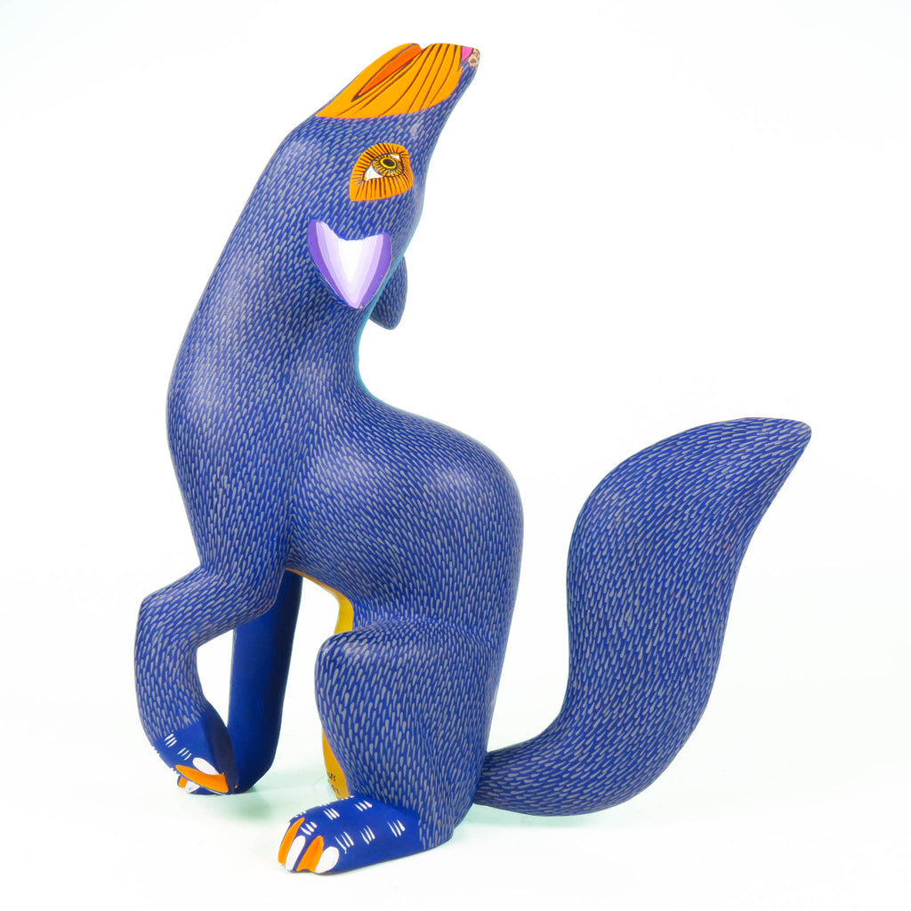Howling Coyote - Oaxacan Alebrije Wood Carving