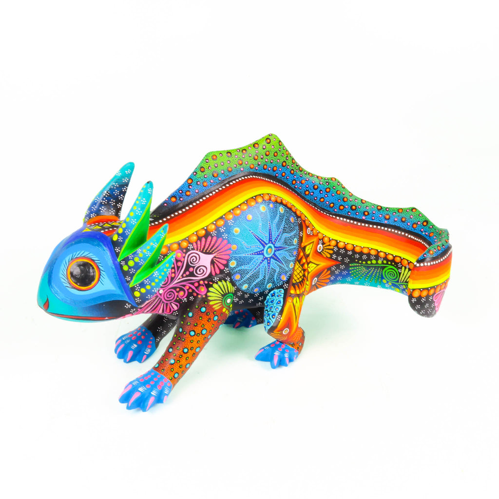 Axolotl - Oaxacan Alebrije Wood Carving