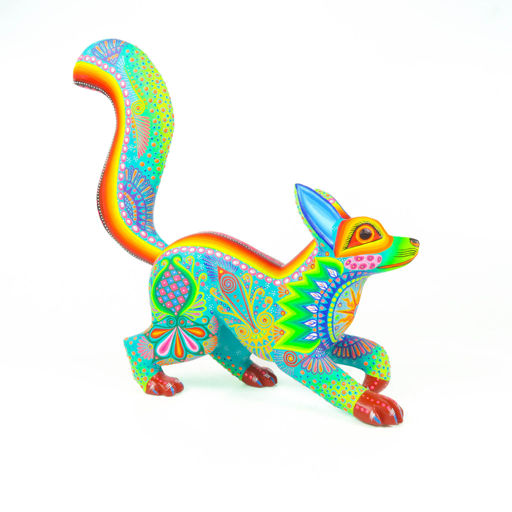 Graceful Fox - Oaxacan Alebrije Wood Carving