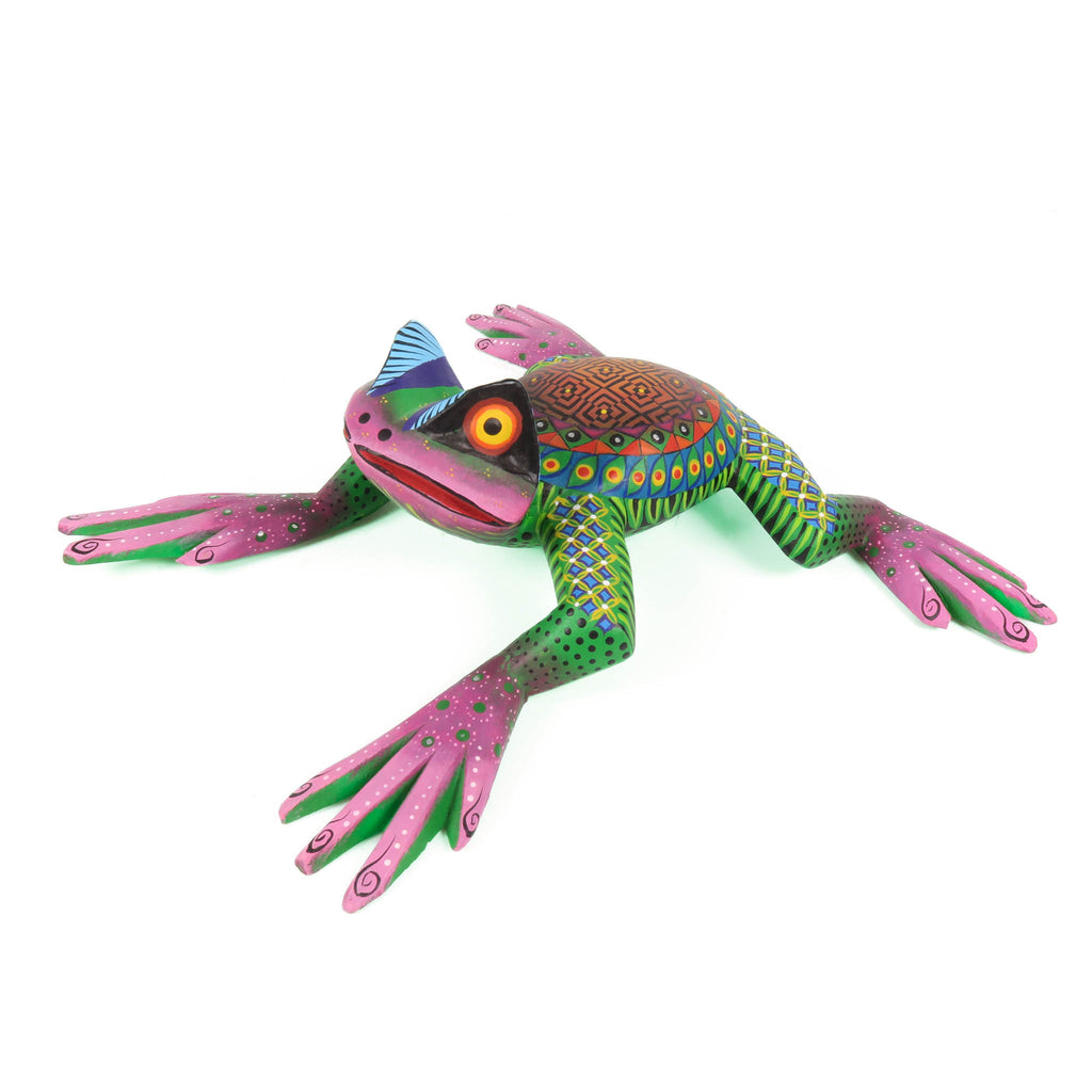 Cute Frog - Oaxacan Alebrije Wood Carving