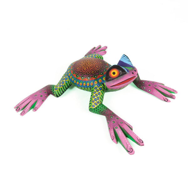 Cute Frog - Oaxacan Alebrije Wood Carving