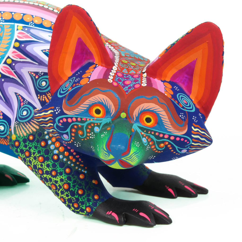Curious Raccoon - Oaxacan Alebrije Wood Carving – VivaMexico.com