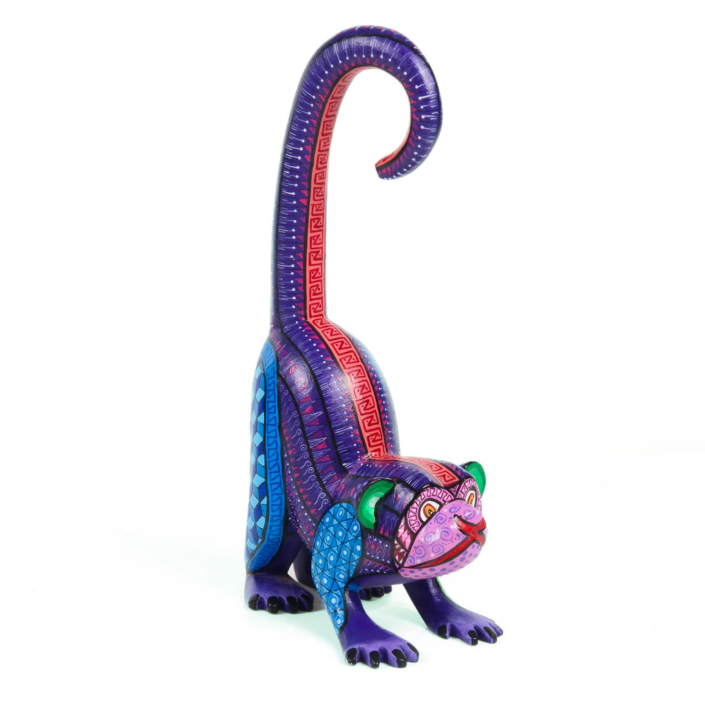 Zapotec Monkey - Oaxacan Alebrije Wood Carving - VivaMexico.com - Mexican Art