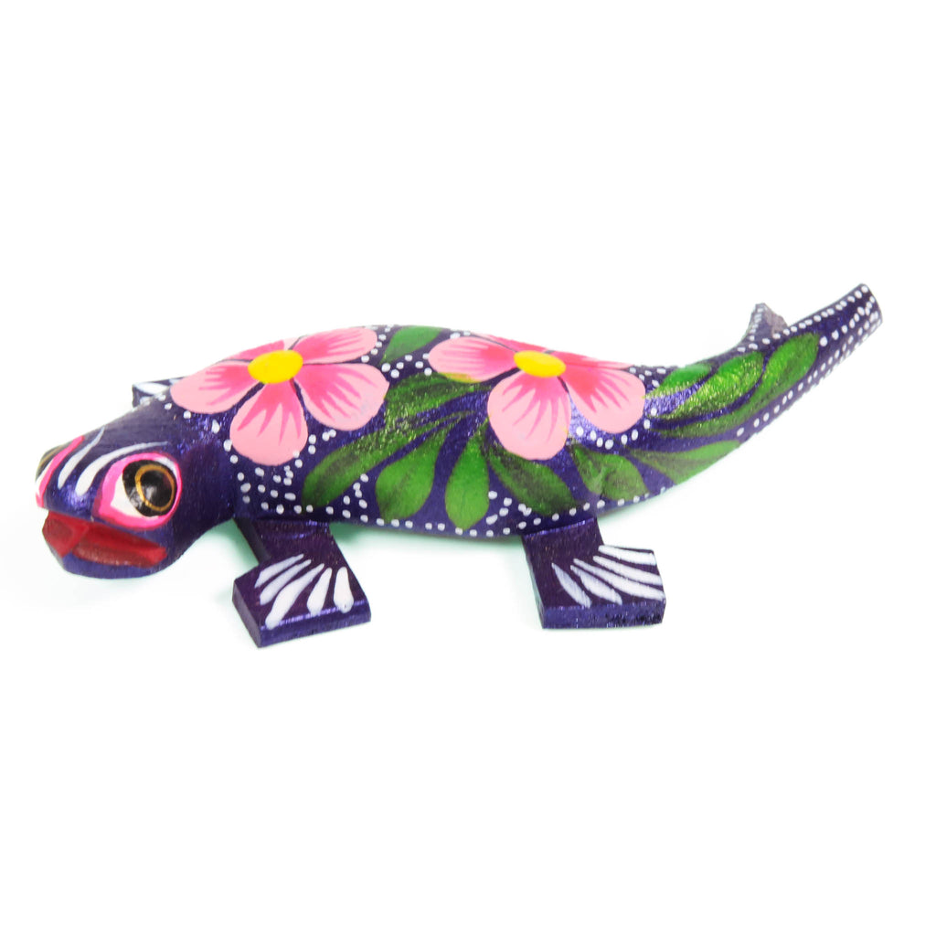 Mini Lizard - Oaxacan Alebrije Wood Carving
