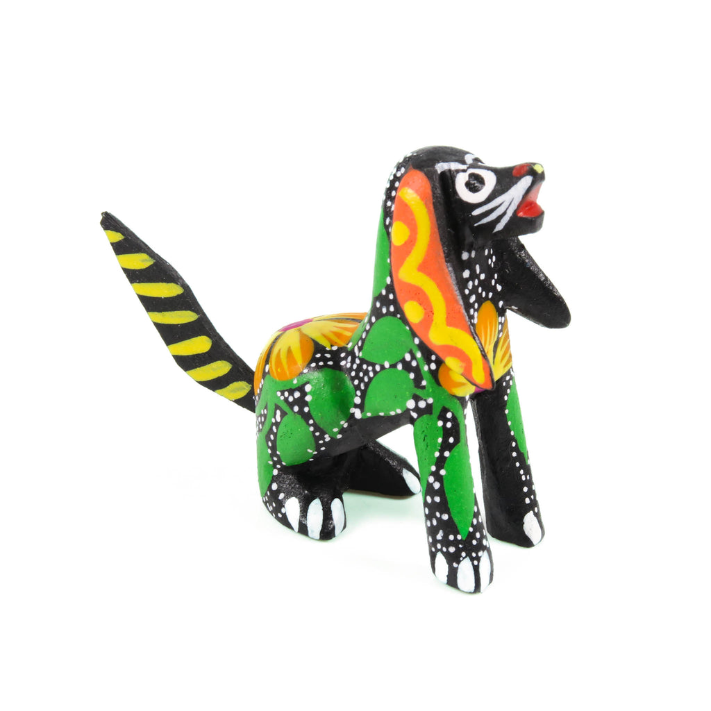Mini Dachshund Dog - Oaxacan Alebrije Wood Carving