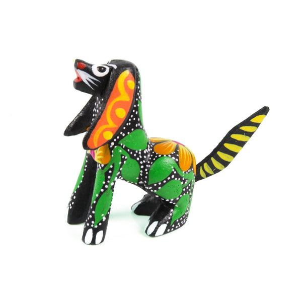 Mini Dachshund Dog - Oaxacan Alebrije Wood Carving