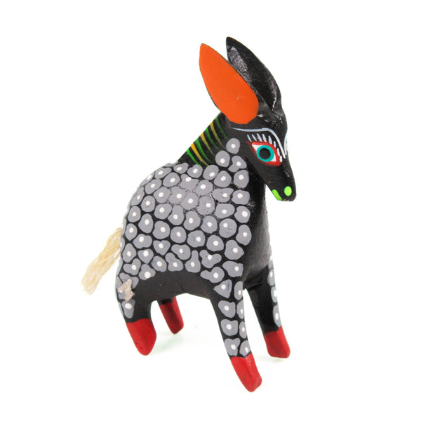 Mini Black Goat - Oaxacan Alebrije Wood Carving