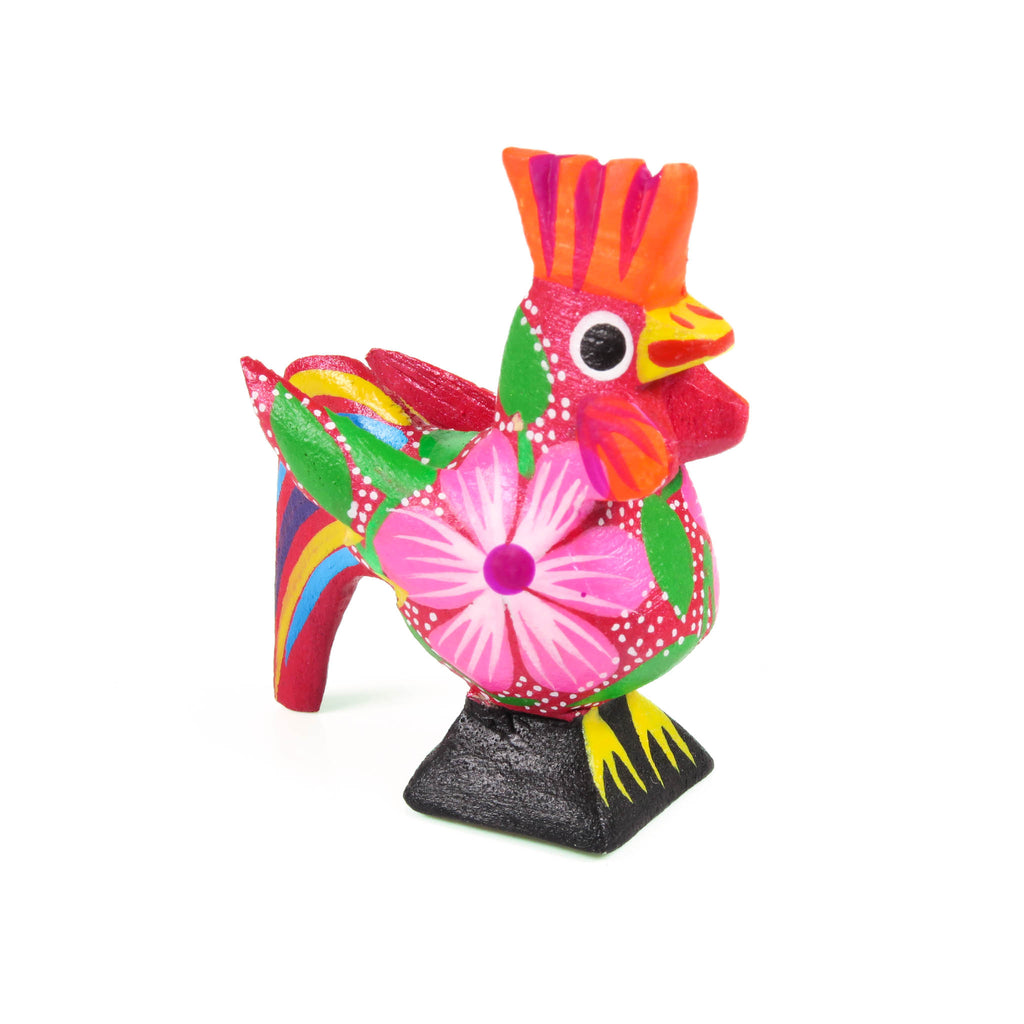 Mini Rooster - Oaxacan Alebrije Wood Carving
