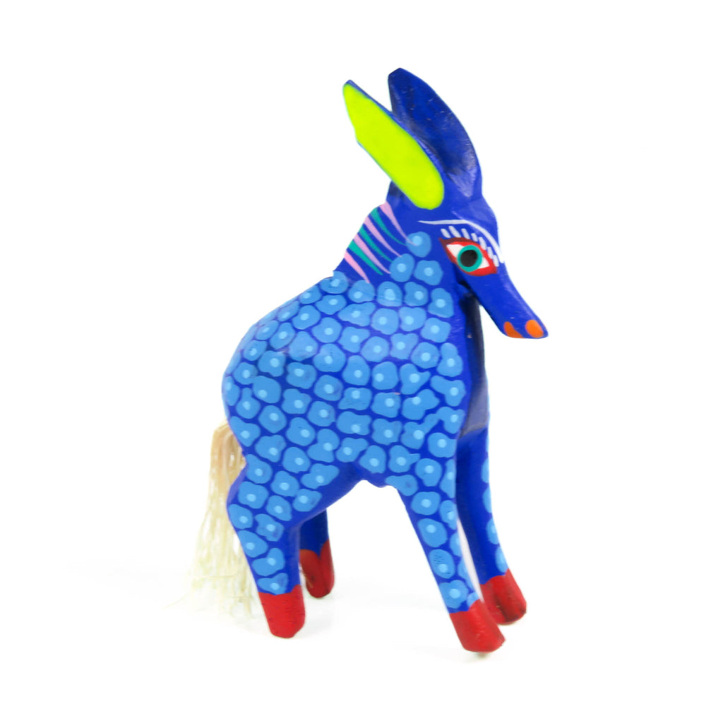Mini Blue Goat - Oaxacan Alebrije Wood Carving