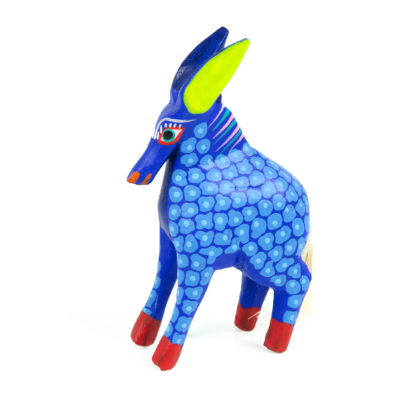 Mini Blue Goat - Oaxacan Alebrije Wood Carving