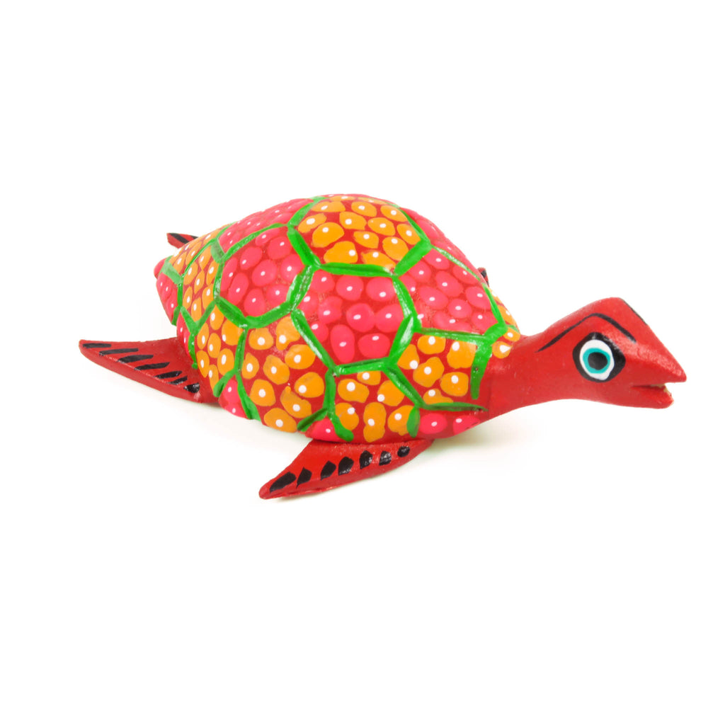 Mini Sea Turtle - Oaxacan Alebrije Wood Carving