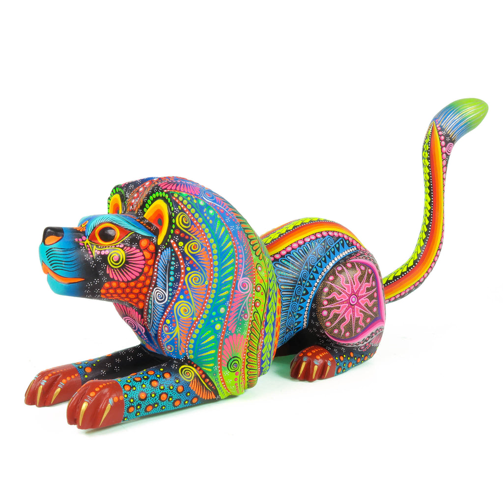 Elegant Lion - Oaxacan Alebrije Wood Carving