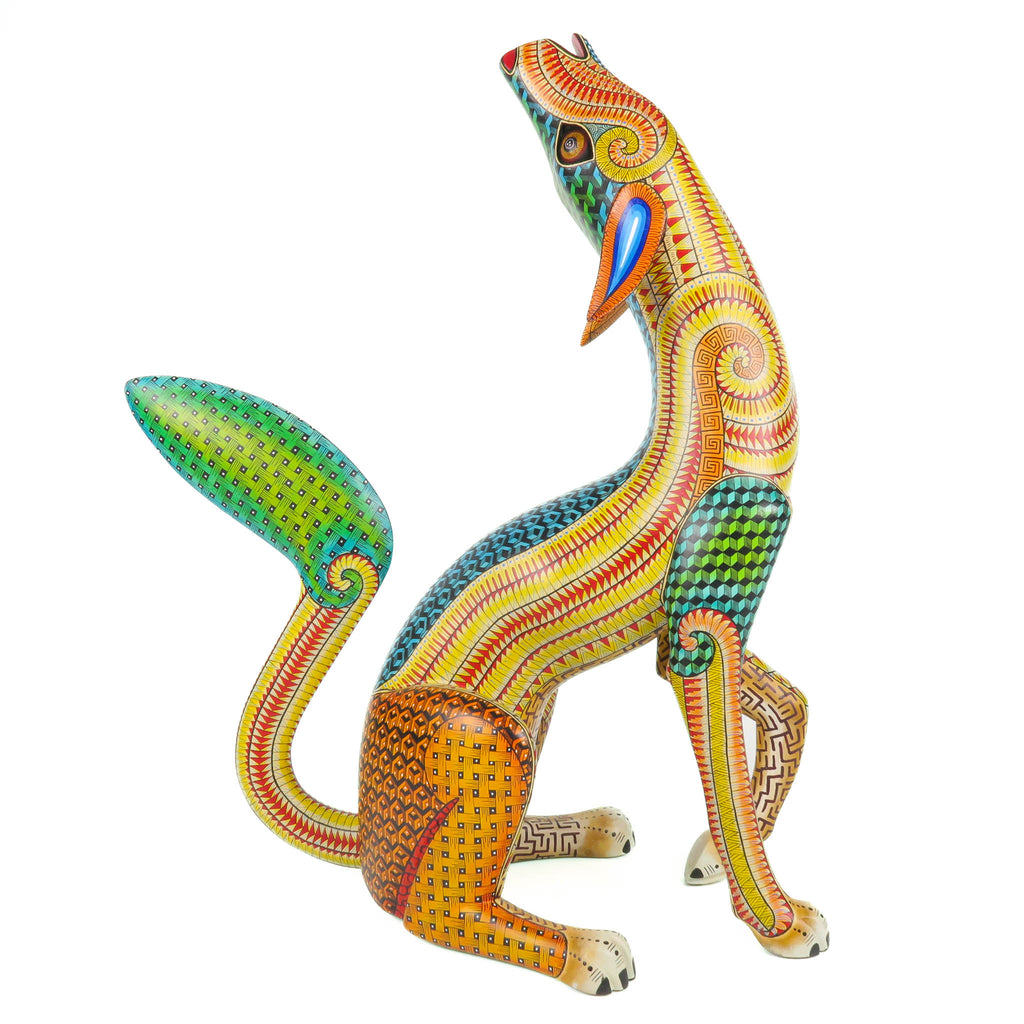 Masterpiece Coyote - Oaxacan Alebrije Wood Carving