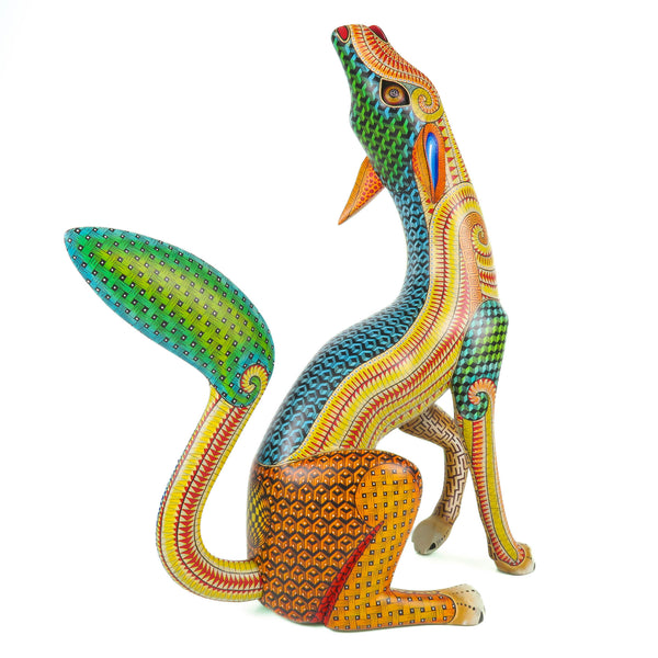 Masterpiece Coyote - Oaxacan Alebrije Wood Carving