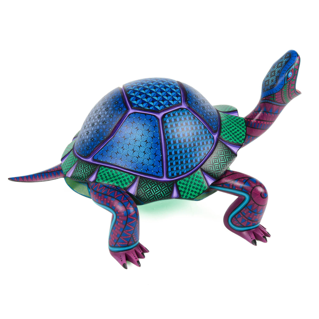 Zapotec Turtle - Oaxacan Alebrije Wood Carving – VivaMexico.com