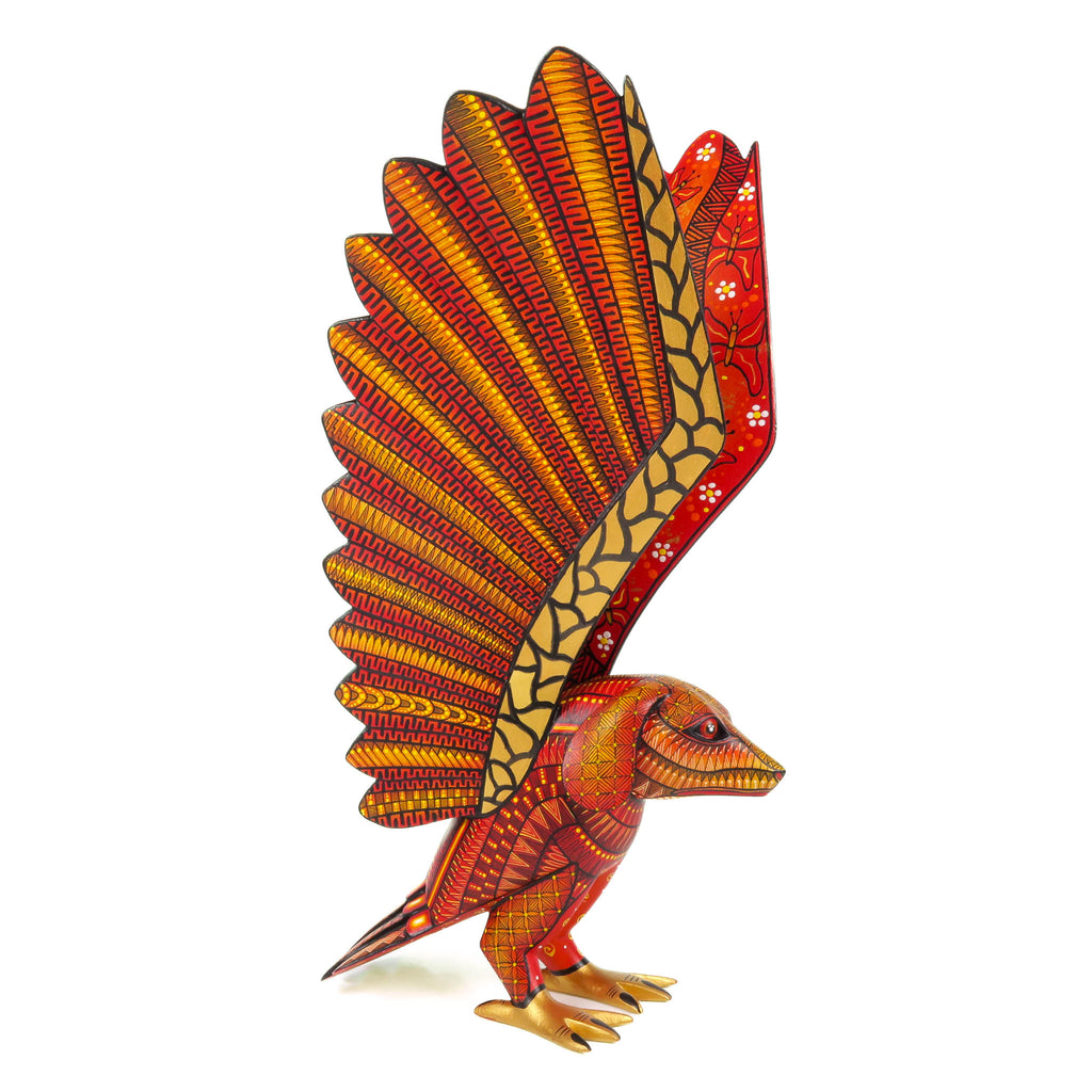 Dog & Eagle Fusion - Oaxacan Alebrije Wood Carving