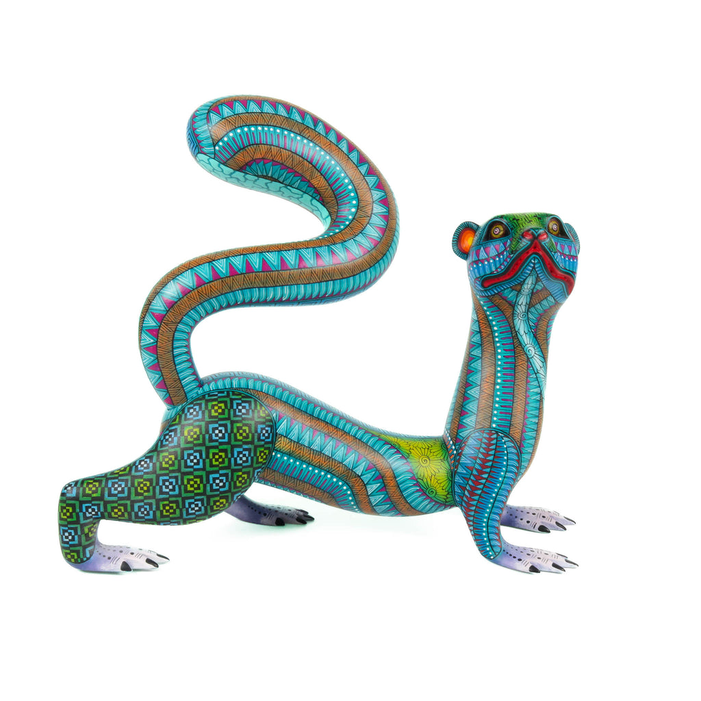 Weasel - Oaxacan Alebrije Wood Carving