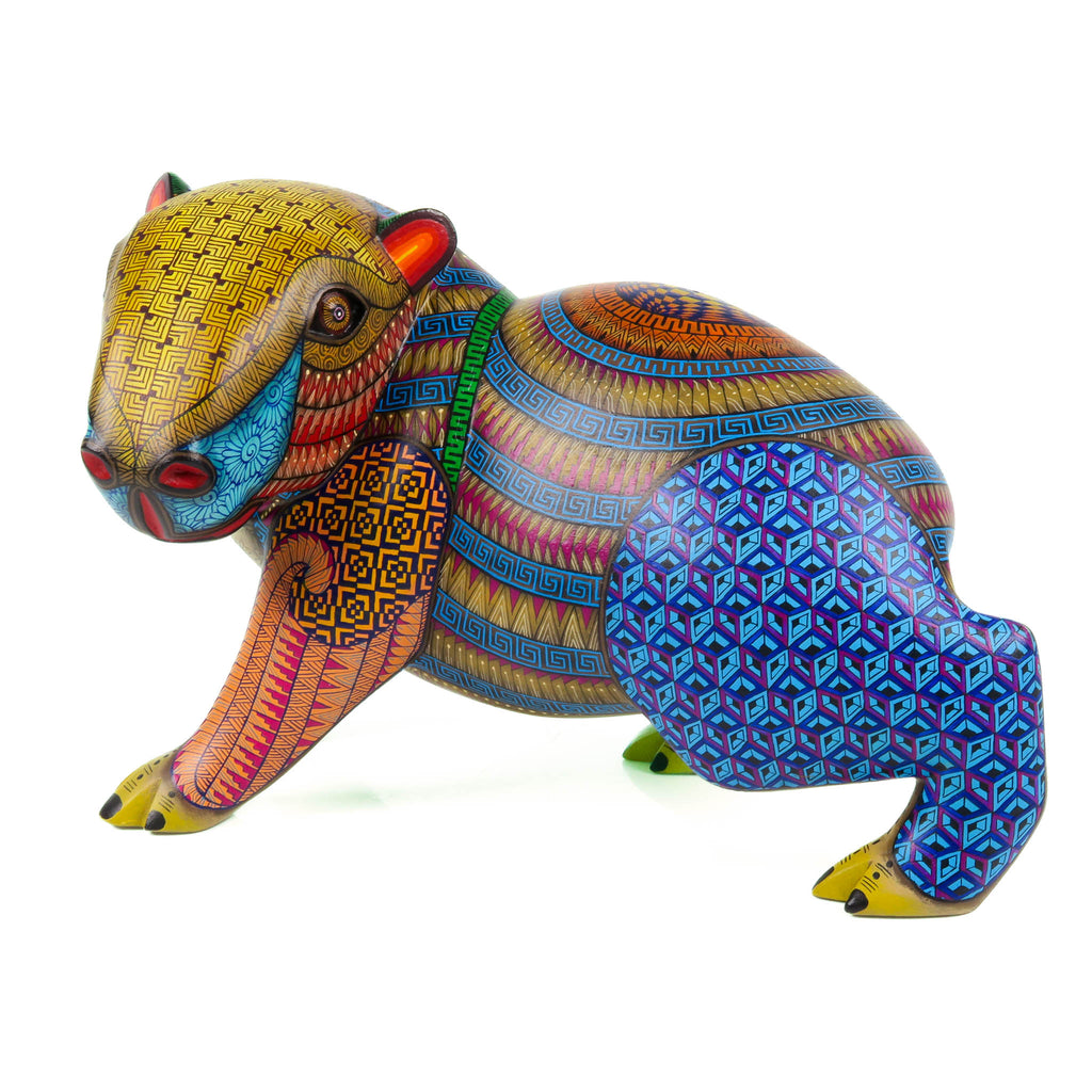 Walking Capybara - Oaxacan Alebrije Wood Carving