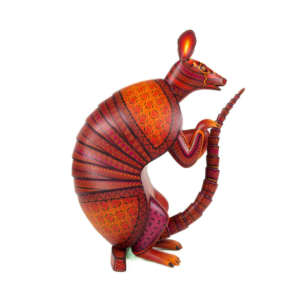 Standing Armadillo - Oaxacan Alebrije Wood Carving